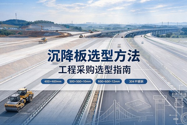 莎车沉降板选择方法
