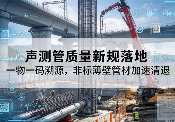 莎车声测管质量新规落地，一物一码溯源，非标薄壁管材加速清退