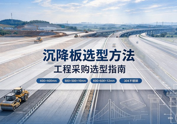 莎车沉降板选择方法